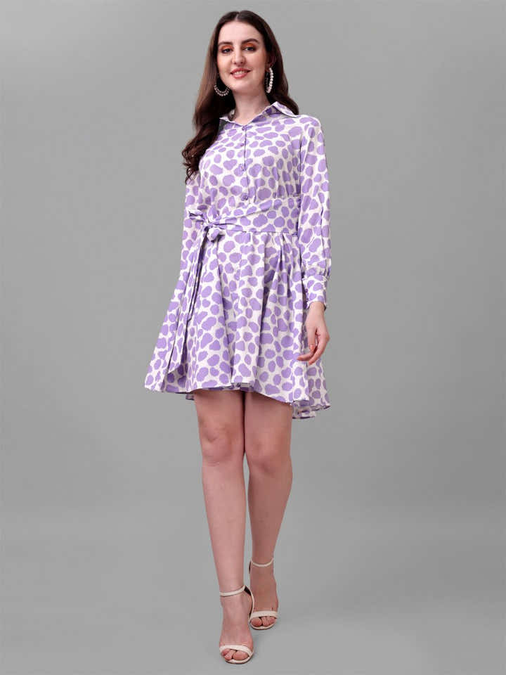 dresses for Women western wear lavender - Masakali.Co®