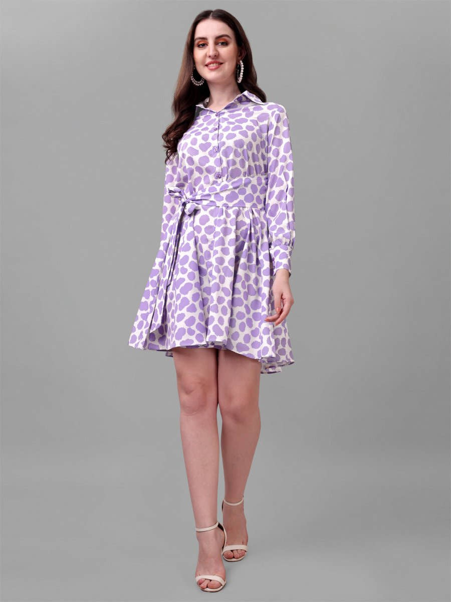 dresses for Women western wear lavender - Masakali.Co®