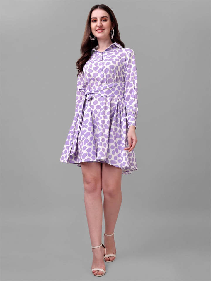 dresses for Women western wear lavender - Masakali.Co®