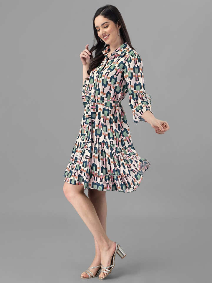 dresses for Women western wear Multi Colour Dress - Masakali.Co®