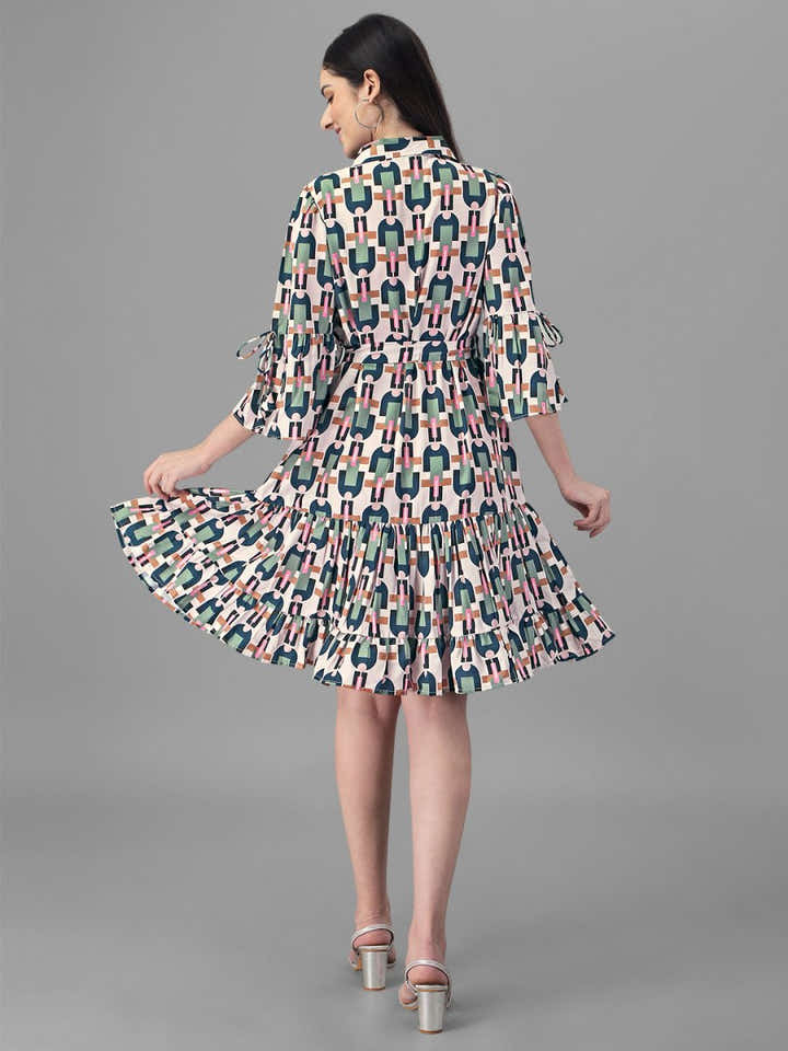 dresses for Women western wear Multi Colour Dress - Masakali.Co®