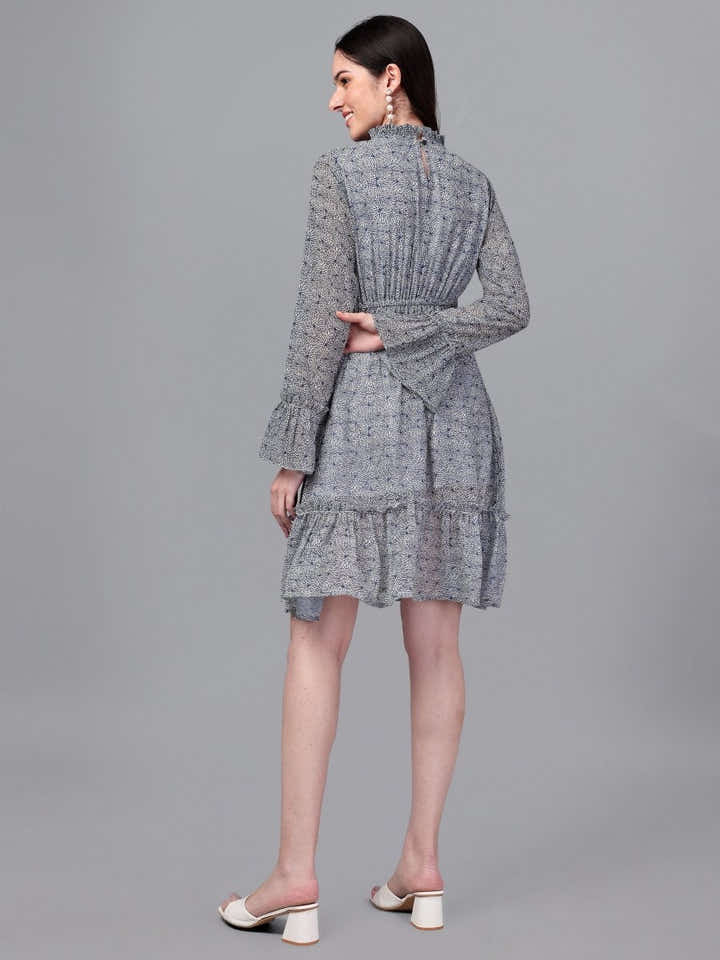 dresses for Women western wear Neavy Blue Dress - Masakali.Co®