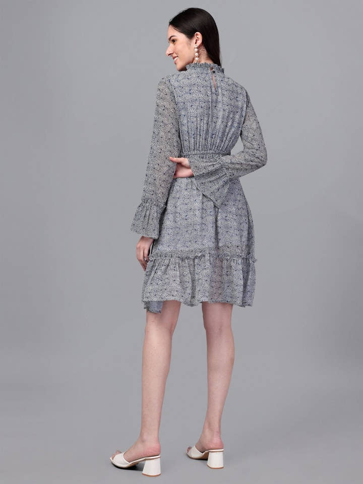 dresses for Women western wear Neavy Blue Dress - Masakali.Co®