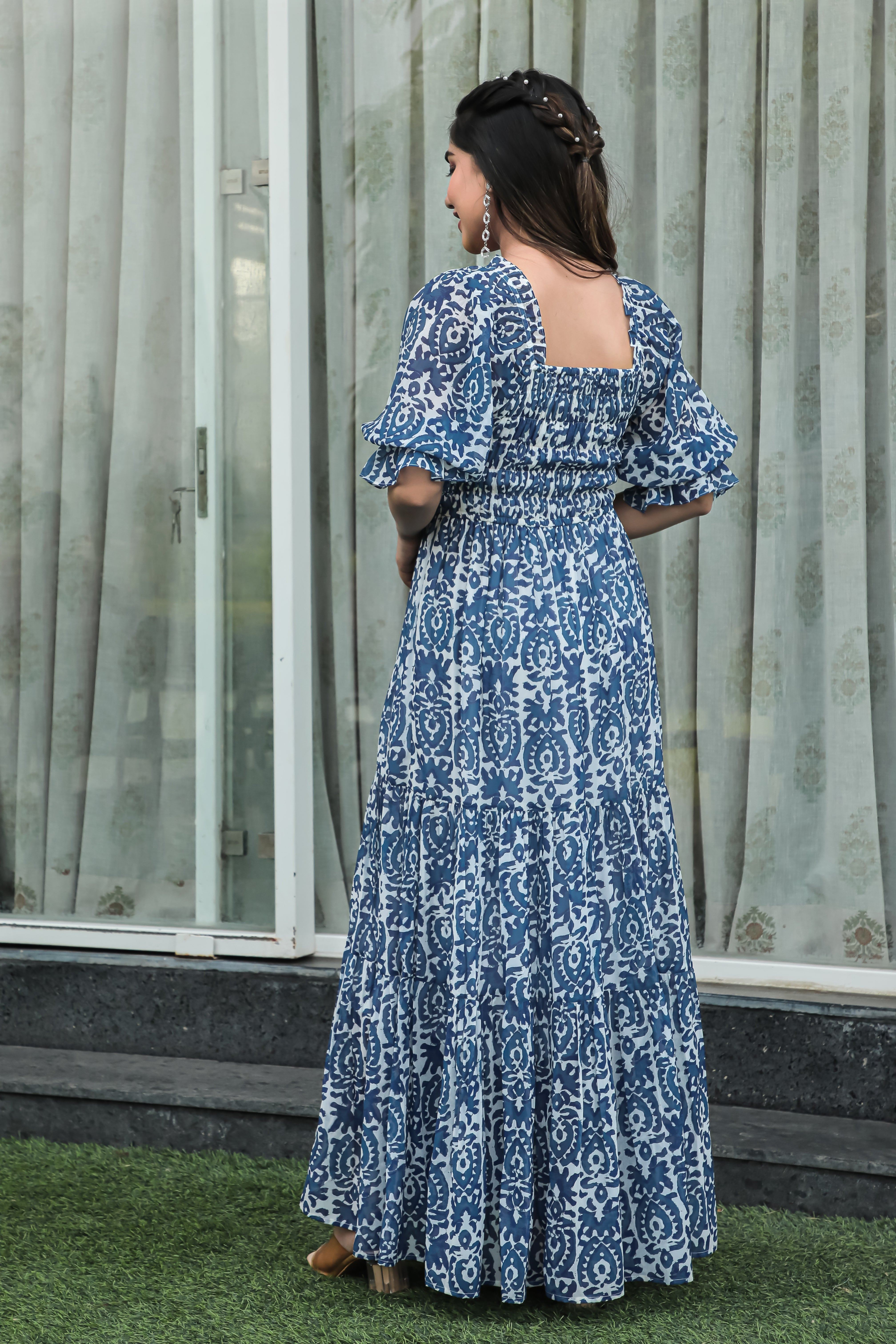 Kirily maxi dress blue best sale