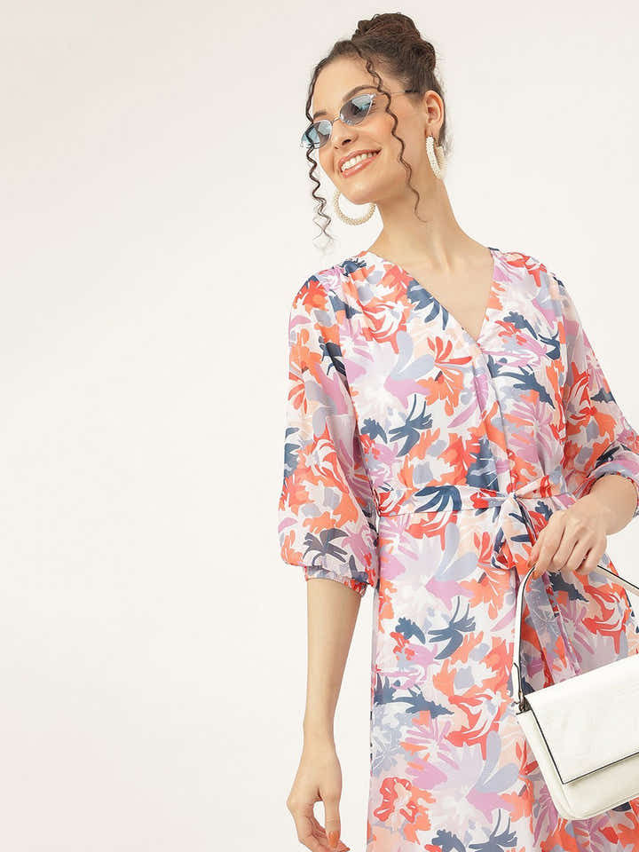 Fantasy Pastel Multicolor Maxi Dress - Masakali.Co®