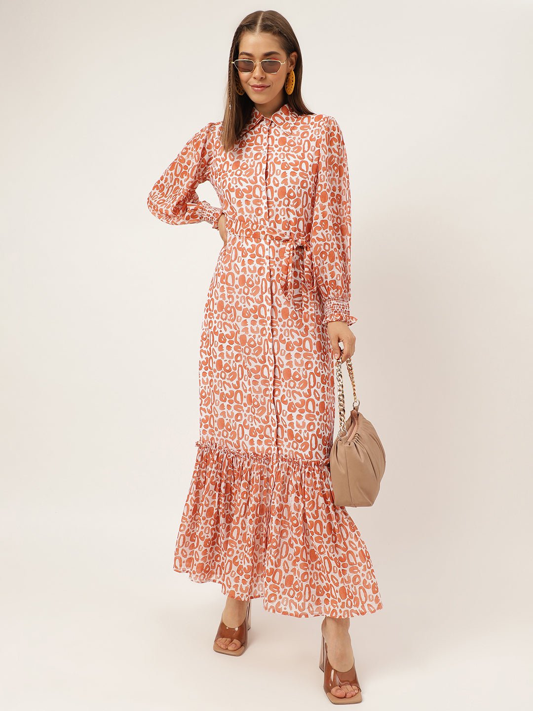 Floral Ruffle Dream Maxi Dress - Masakali.Co®