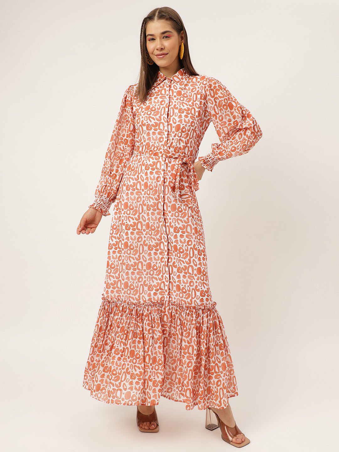 Floral Ruffle Dream Maxi Dress - Masakali.Co®