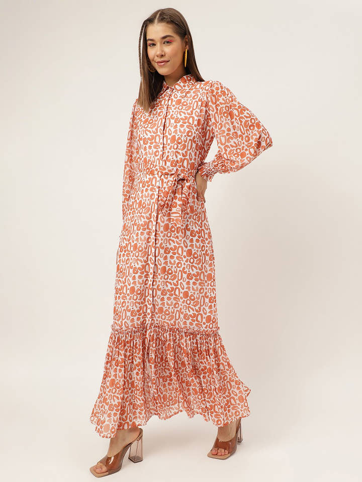 Floral Ruffle Dream Maxi Dress - Masakali.Co®