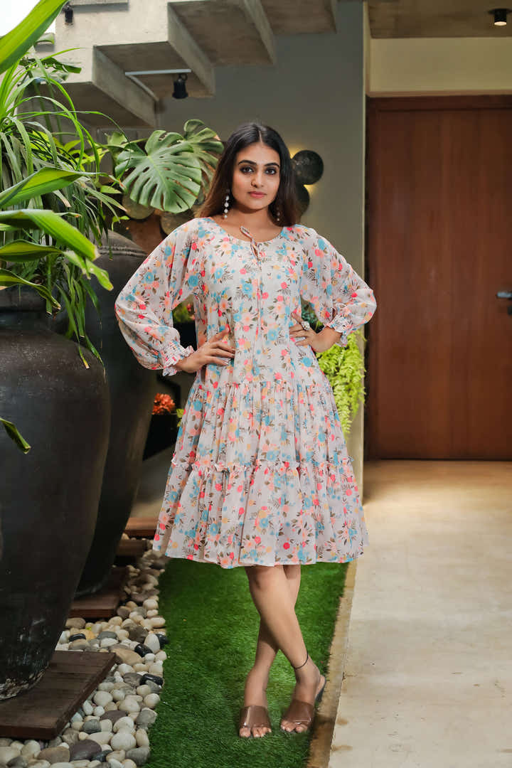 Foggy Grey Women's Dress - Masakali.Co®