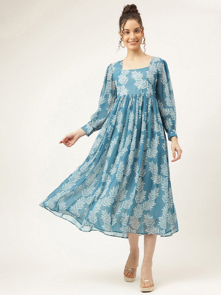 Glacier Blue Women's Dress - Masakali.Co®