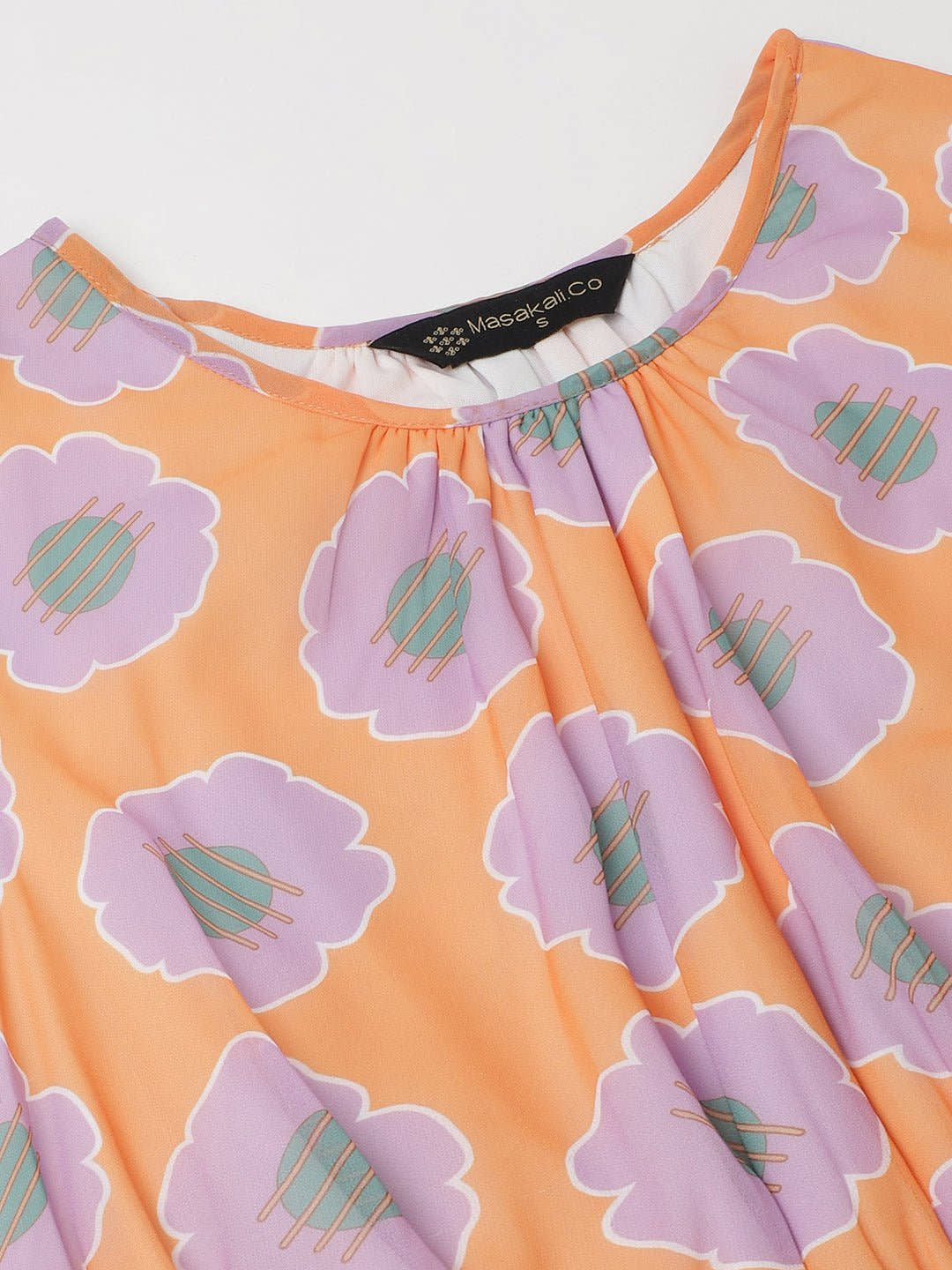 Grandis Orange Women's Mini Dress - Masakali.Co®