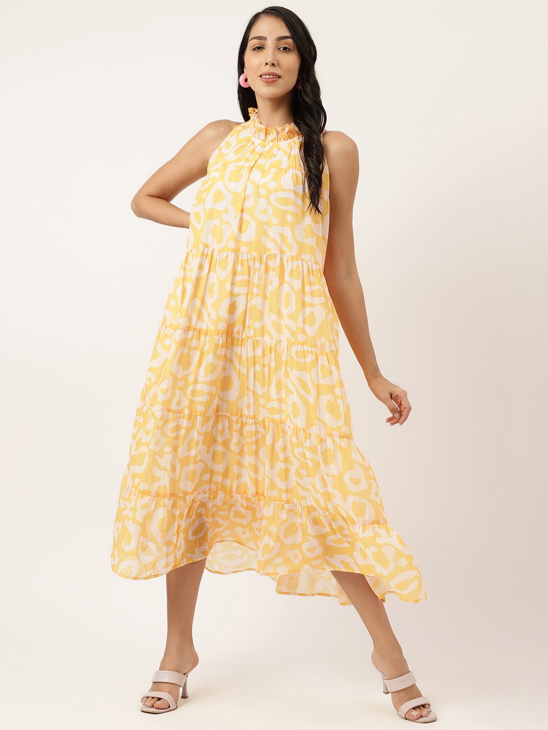 Grandis Yellow Maxi Dress - Masakali.Co®