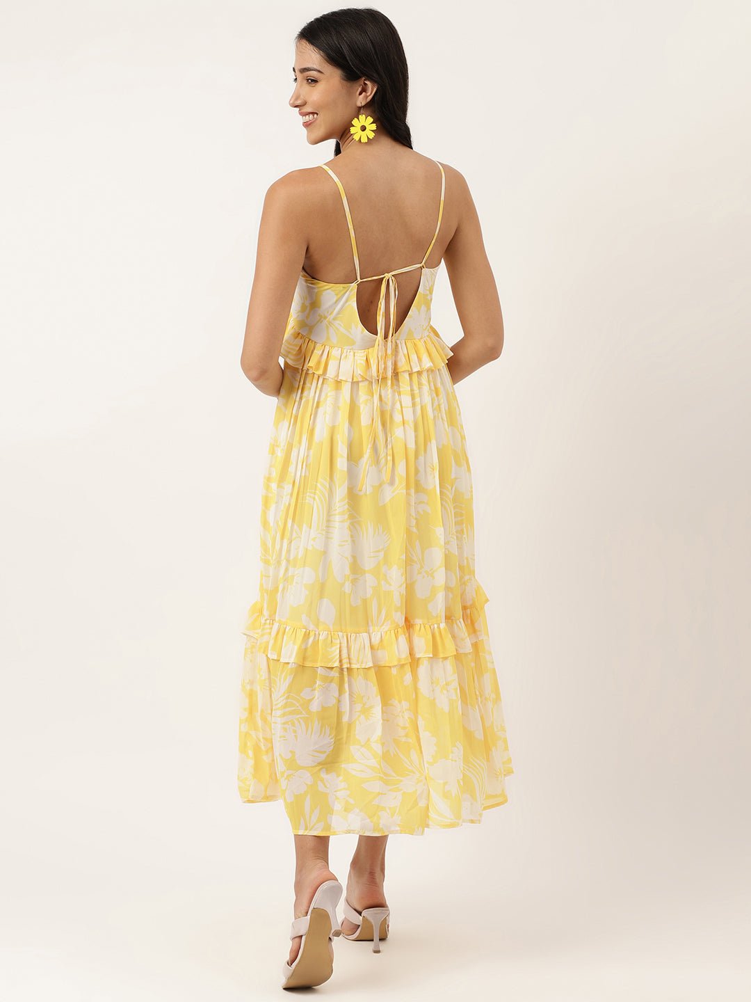 Light Mustard Yellow Maxi Dress - Masakali.Co®