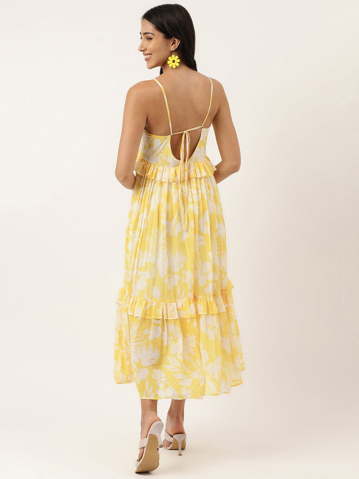 Light Mustard Yellow Maxi Dress - Masakali.Co®