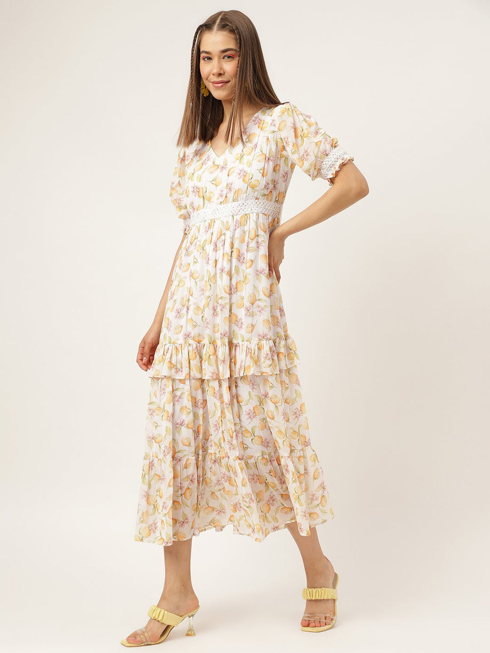 Lily Lemon Yellow Maxi Dress - Masakali.Co®