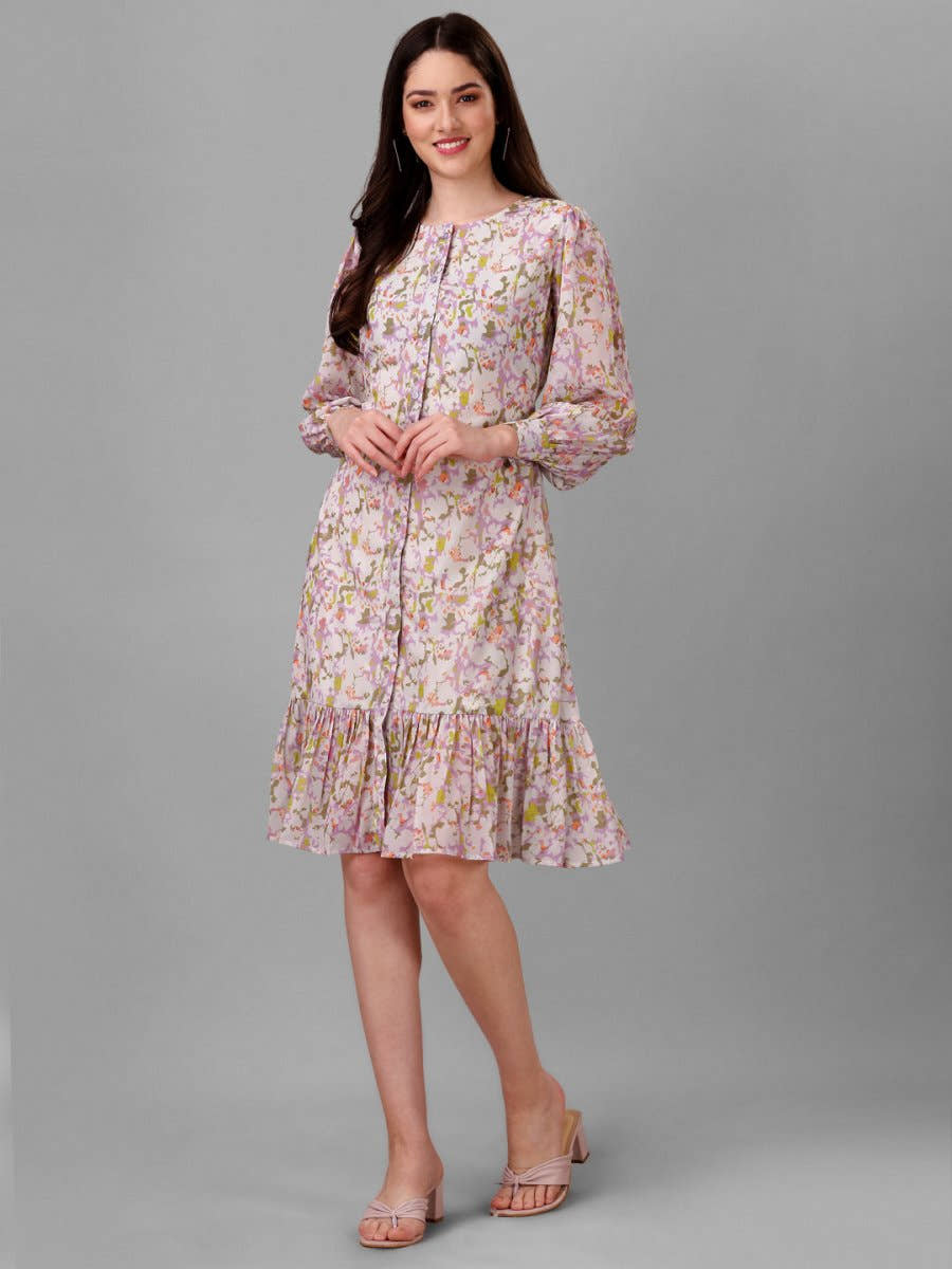 Masakali.co dresses for womens Purple green Color - Masakali.Co®
