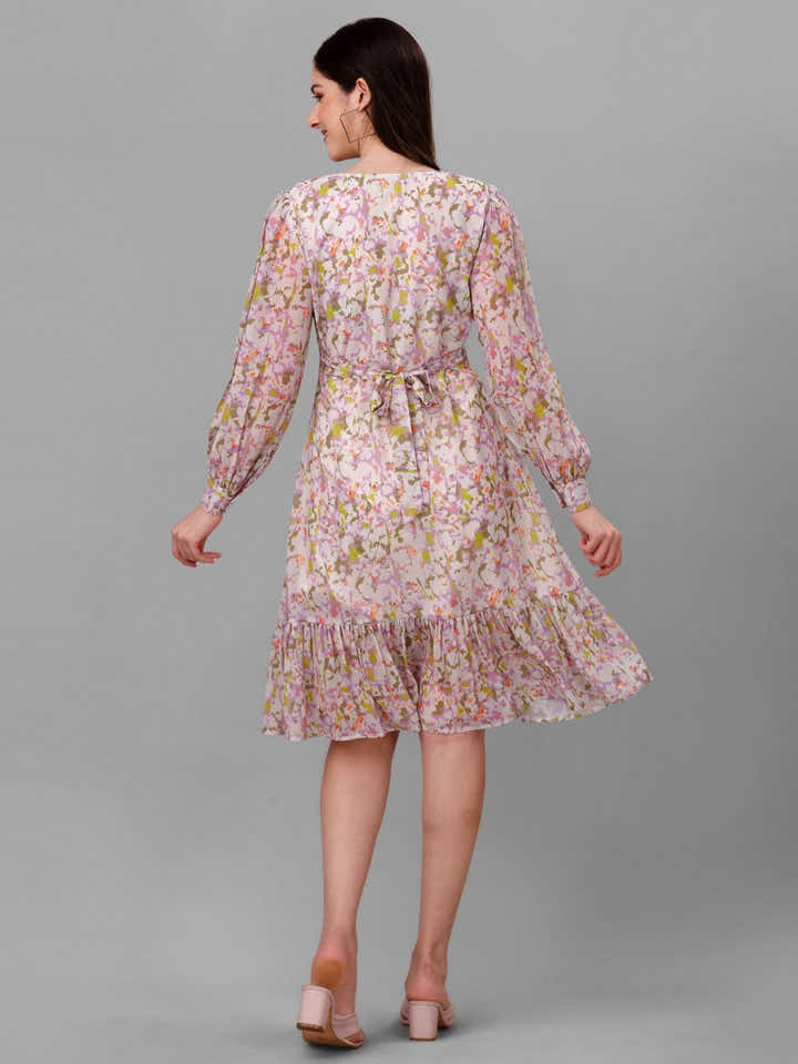 Masakali.co dresses for womens Purple green Color - Masakali.Co®