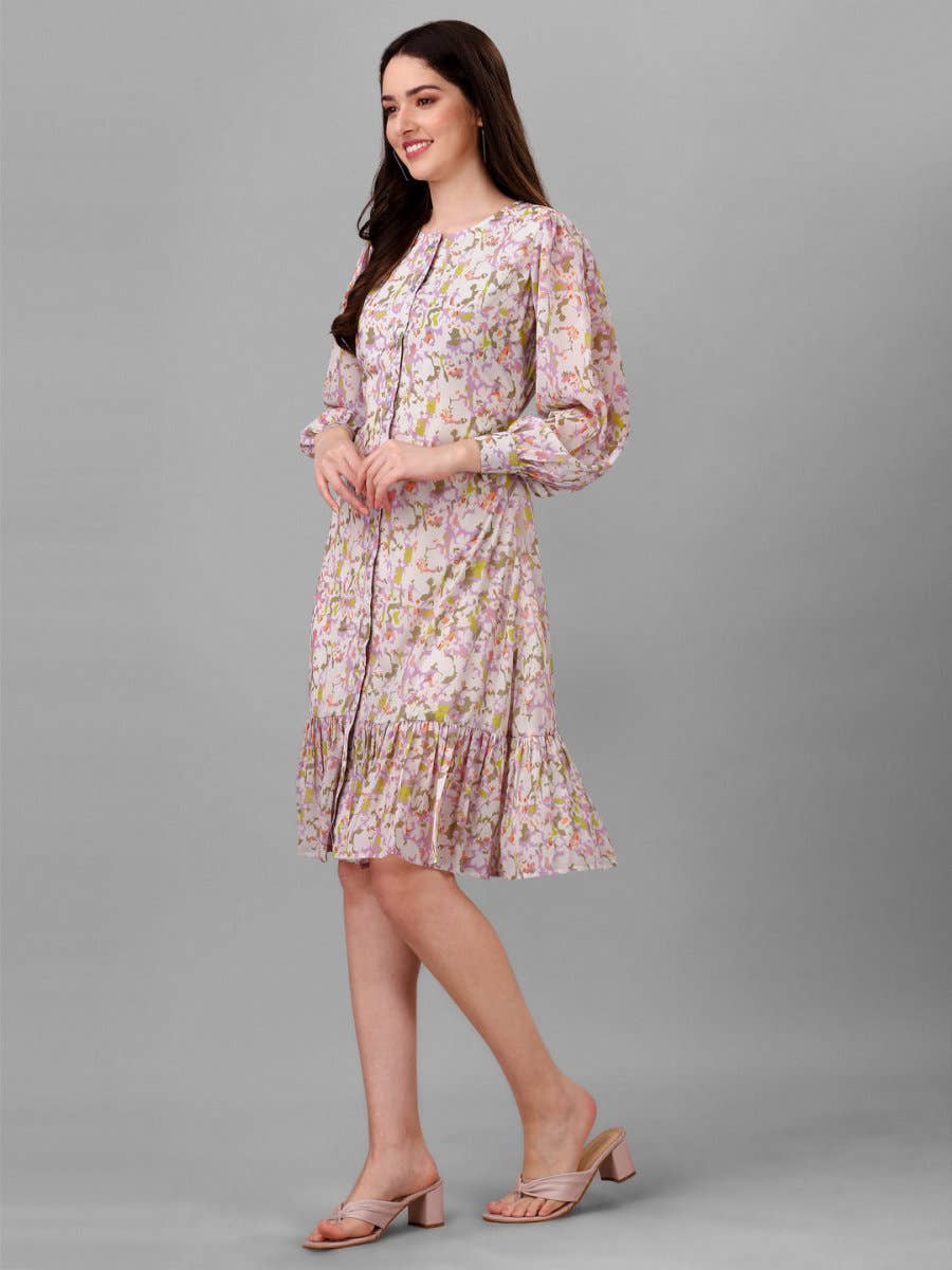 Masakali.co dresses for womens Purple green Color - Masakali.Co®