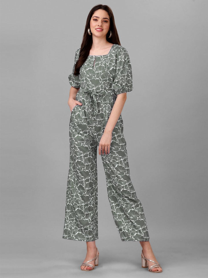 Masakali.co Jumpsuit for Women Olive Green Colour. - Masakali.Co®