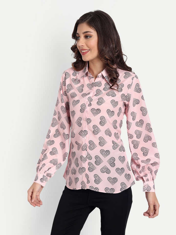 Masakali.co Tops for Women western wear floral pink - Masakali.Co®
