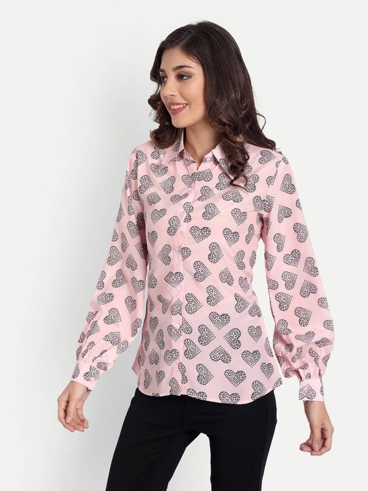 Masakali.co Tops for Women western wear floral pink - Masakali.Co®