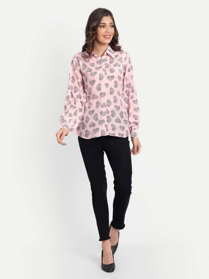 Masakali.co Tops for Women western wear floral pink - Masakali.Co®