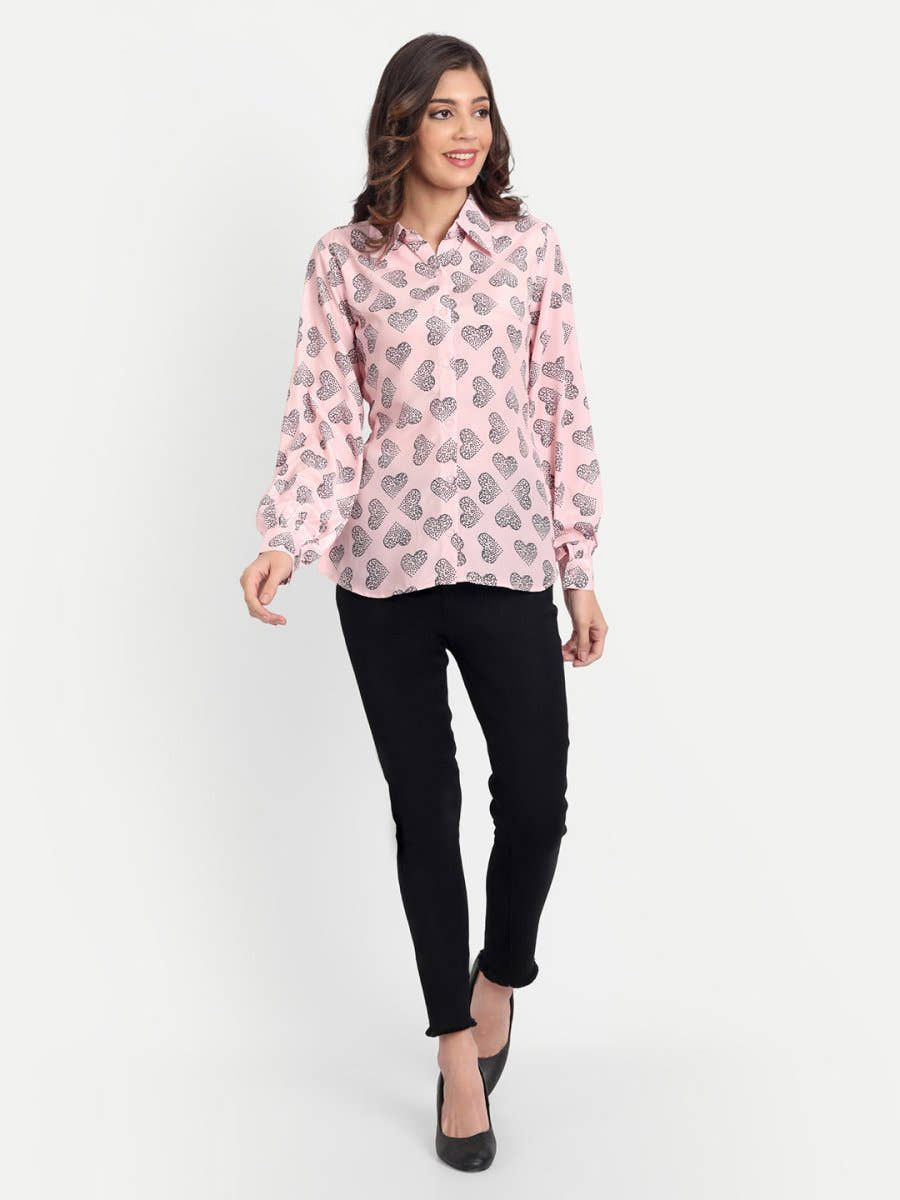 Masakali.co Tops for Women western wear floral pink - Masakali.Co®