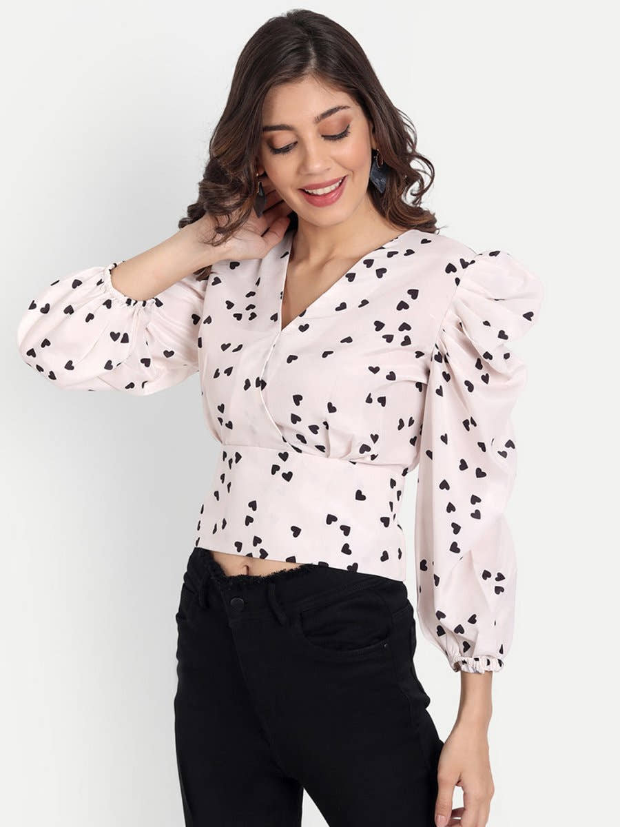 Masakali.co Tops for Women western wear white - Masakali.Co®