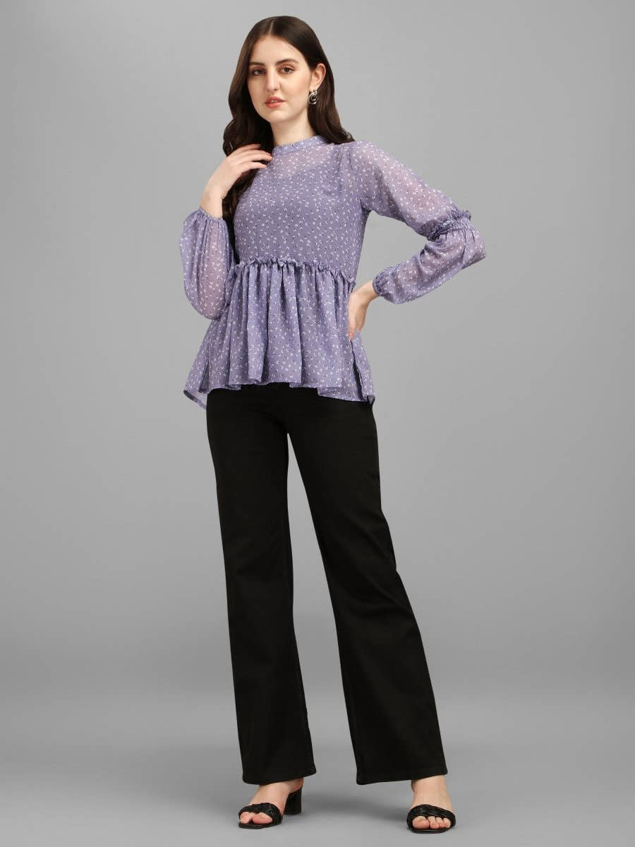 Minimal Lavender Women's Top - Masakali.Co®
