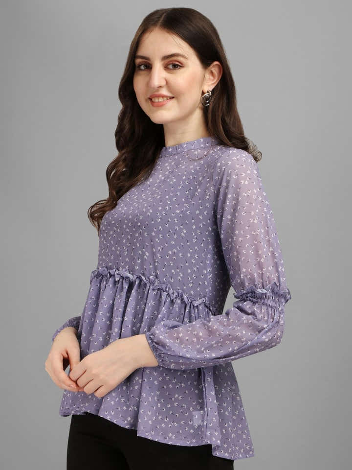 Minimal Lavender Women's Top - Masakali.Co®