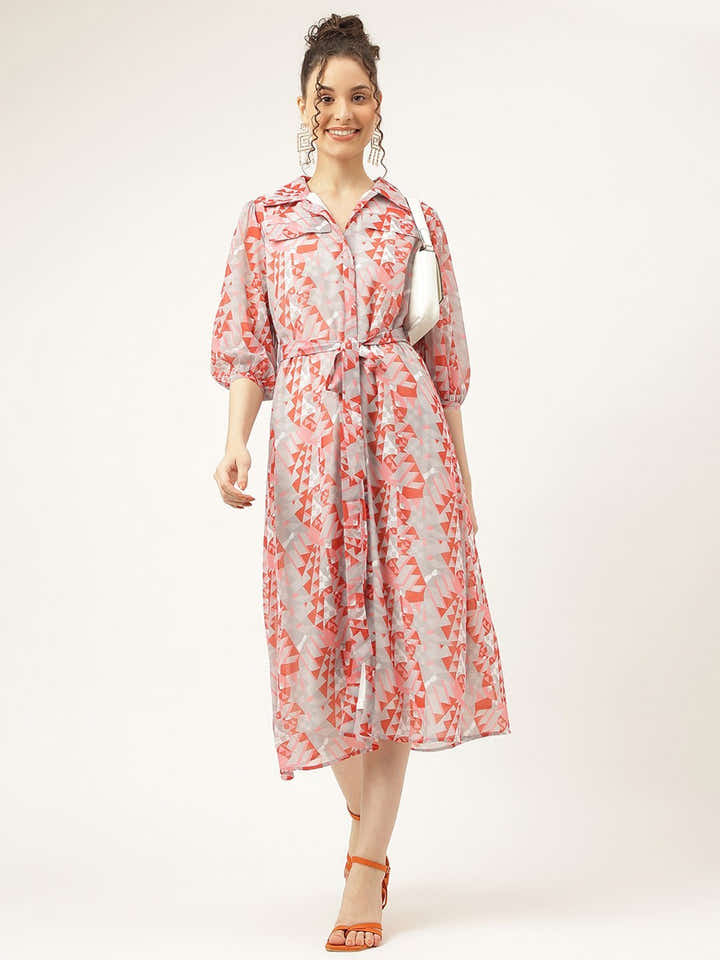 Moon Mist Abstract Maxi Dress - Masakali.Co®