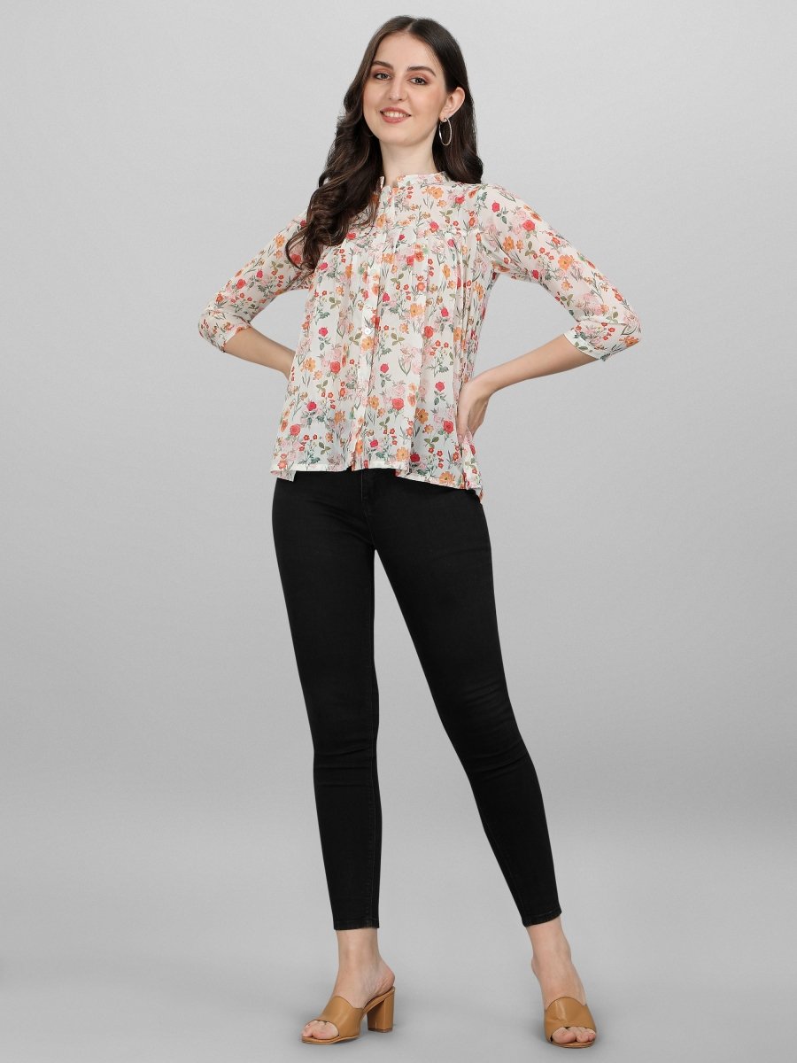 Parrot Floral Top - Masakali.Co®