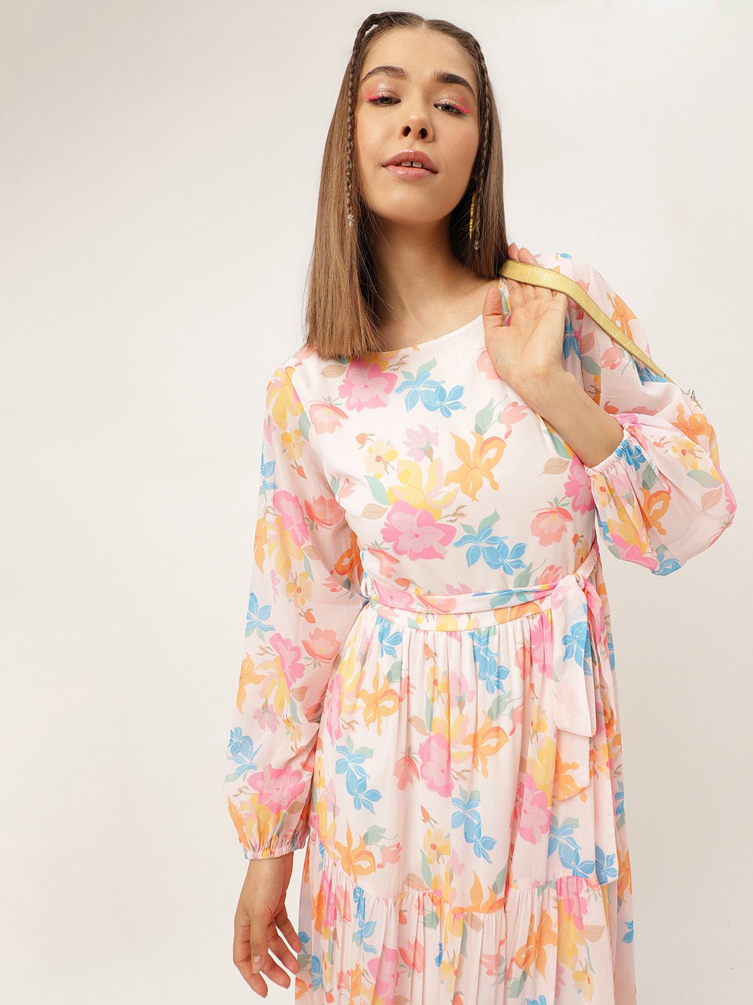 Pastel Bloom Maxi Dress - Masakali.Co®