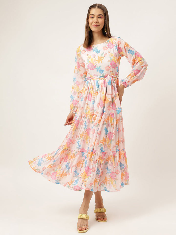 Pastel Bloom Maxi Dress - Masakali.Co®