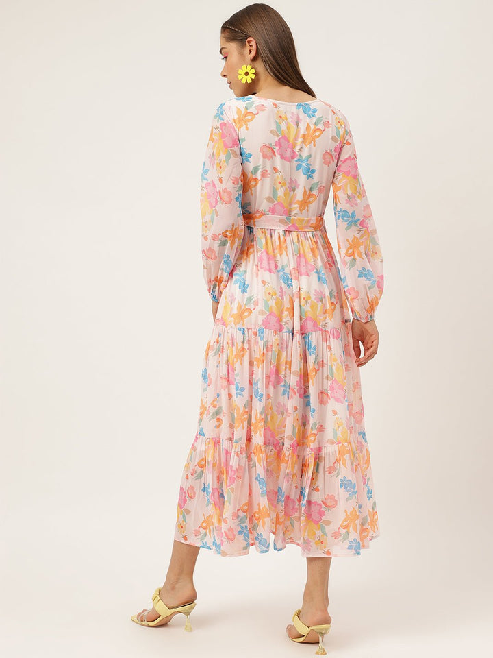 Pastel Bloom Maxi Dress - Masakali.Co®