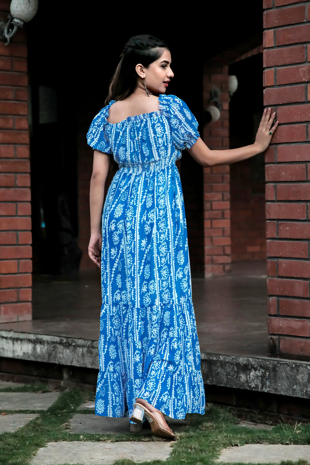 Persian Blue Maxi Dress - Masakali.Co®