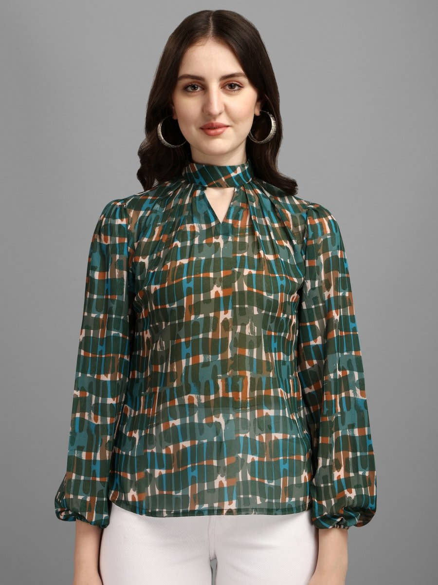 Pine Green Women's Tops - Masakali.Co®