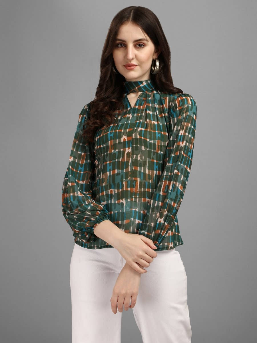Pine Green Women's Tops - Masakali.Co®