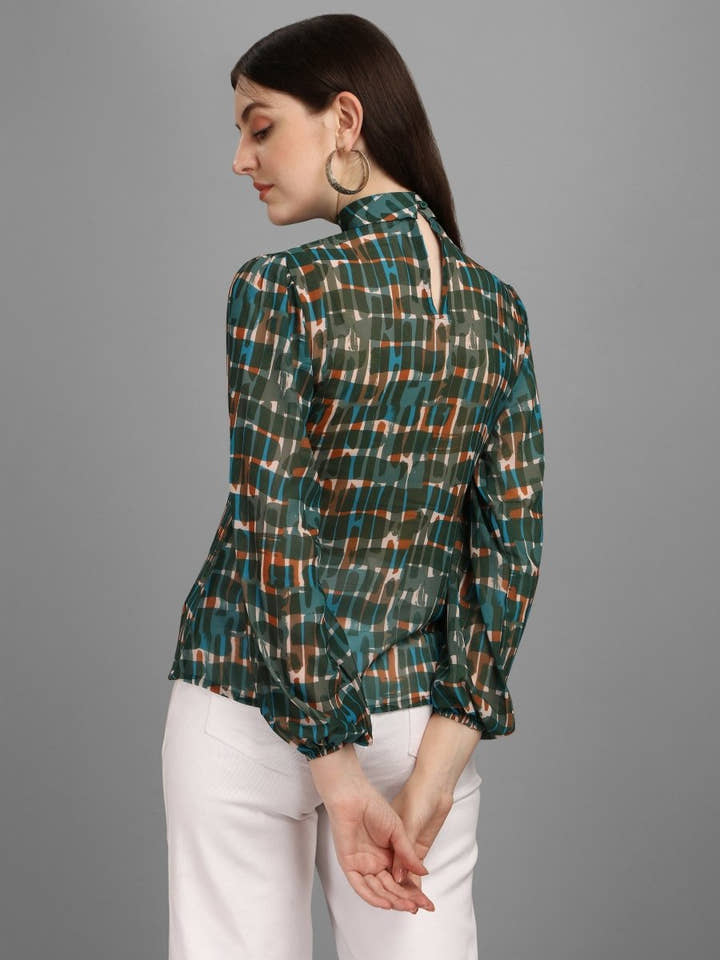 Pine Green Women's Tops - Masakali.Co®