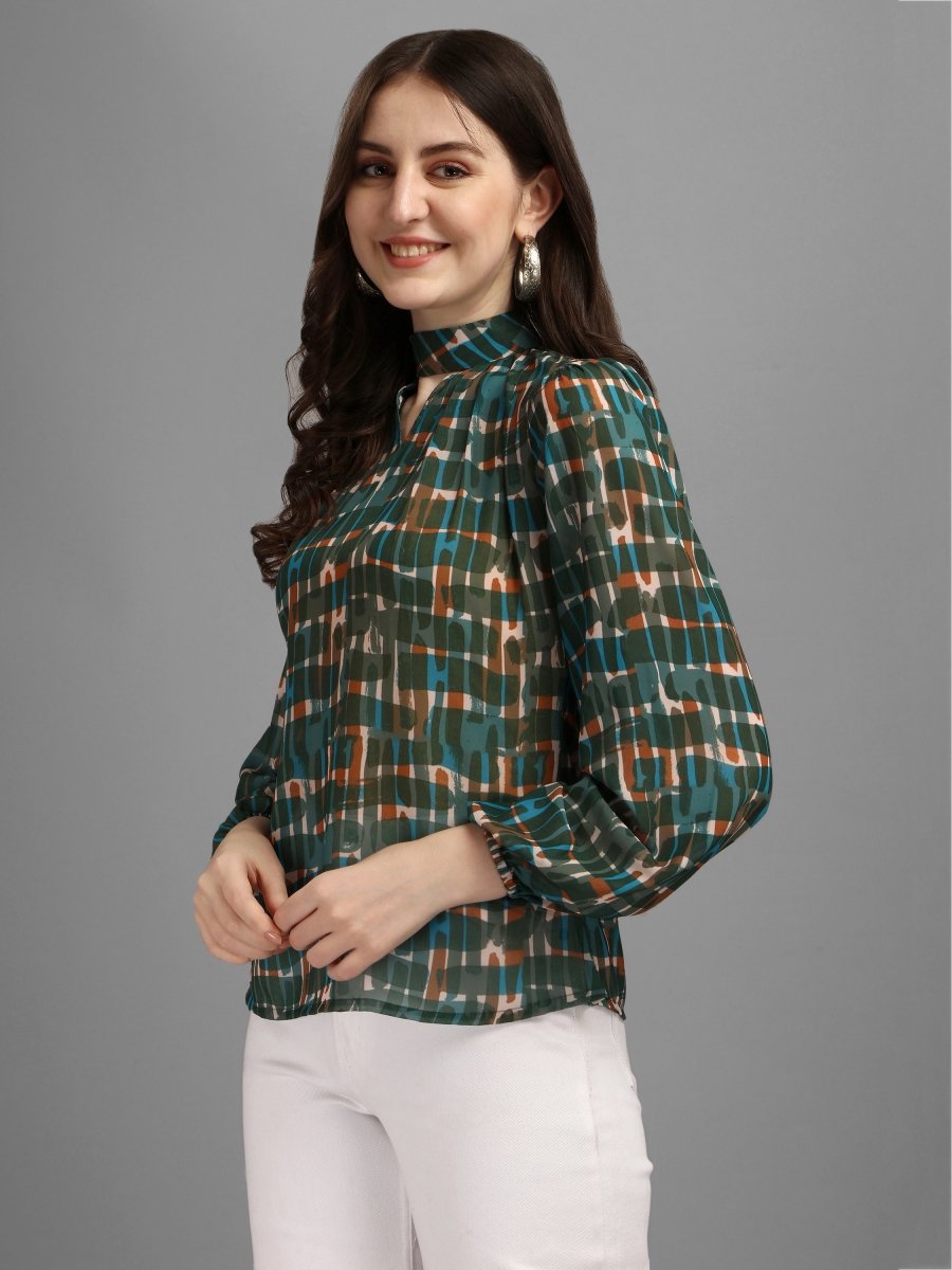 Pine Green Women's Tops - Masakali.Co®