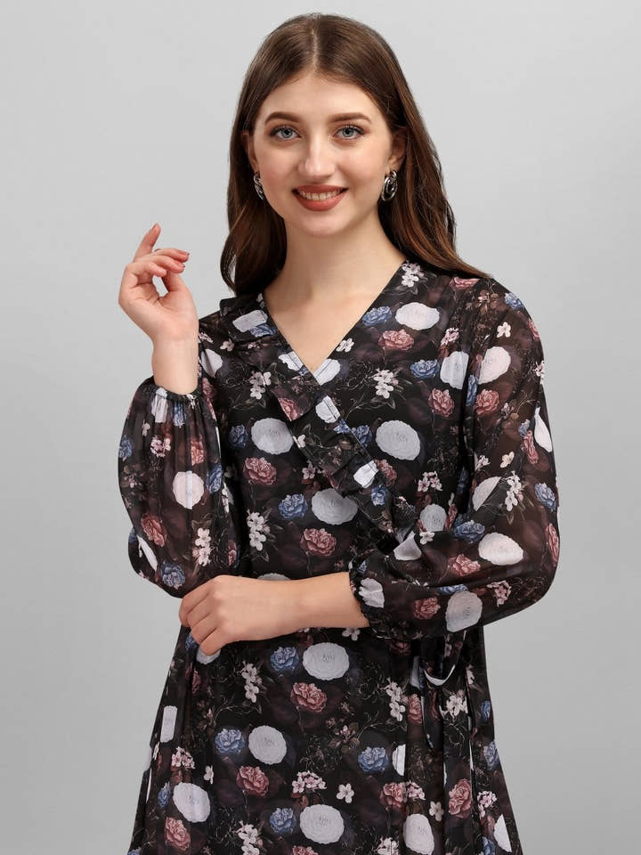 Pitch Black Women's Dress - Masakali.Co®