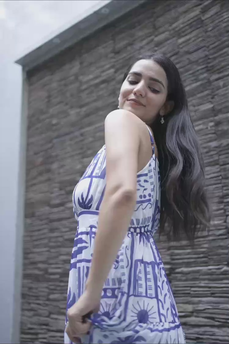 The Santorini Maxi Dress