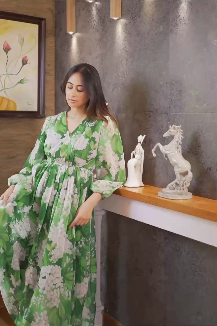 Green Meadow Maxi Dress