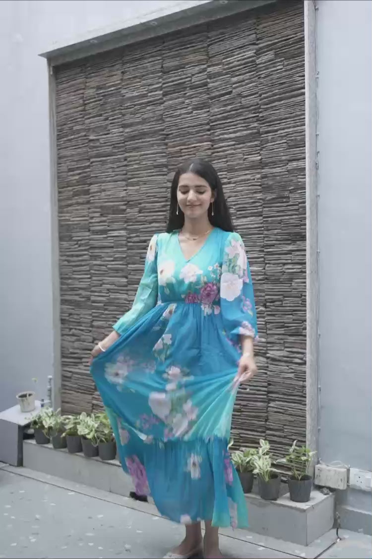 Seaside Serenity Maxi Dress