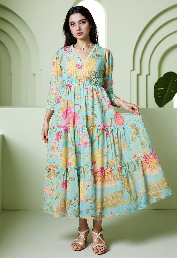 Teal Appeal Maxi Dress