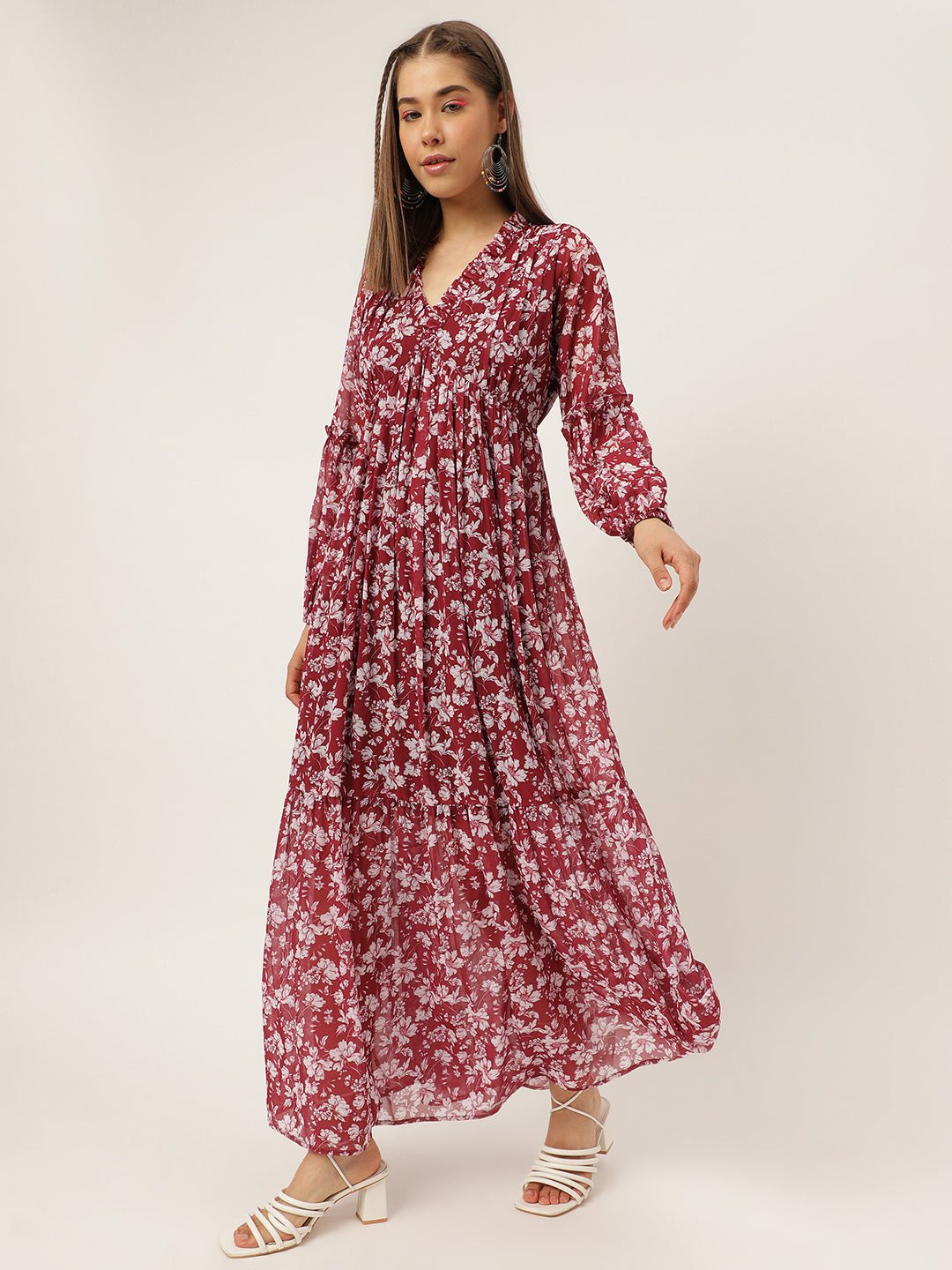 Ruby Bloom Maxi Dress - Masakali.Co®