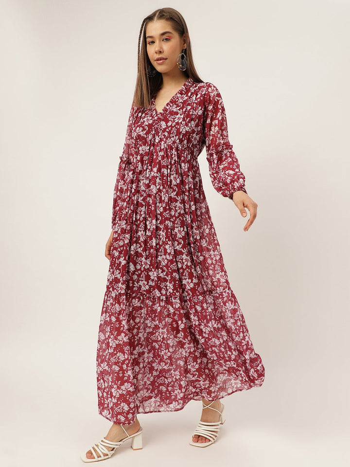 Ruby Bloom Maxi Dress - Masakali.Co®