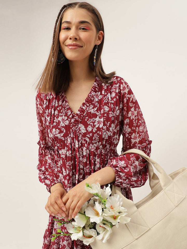 Ruby Bloom Maxi Dress - Masakali.Co®