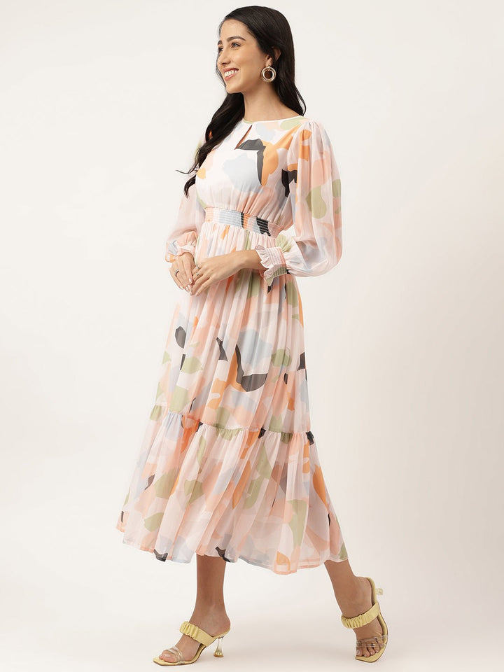 Soft Peach Maxi Dress - Masakali.Co®