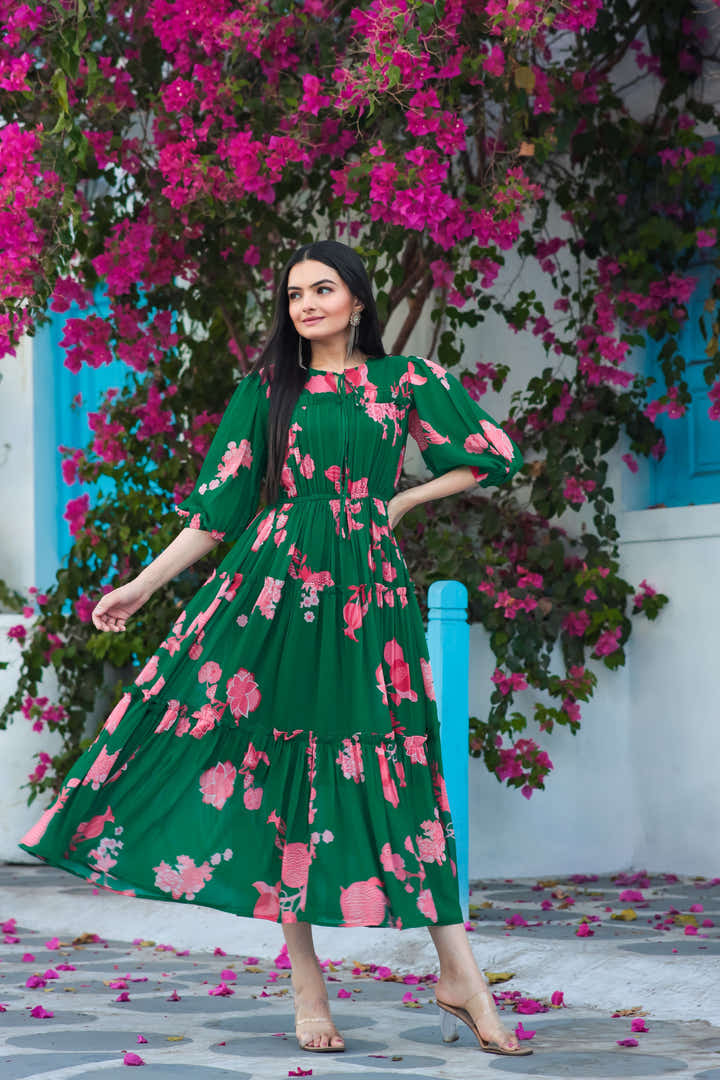 Spruce Bruce Floral Maxi Dress - Masakali.Co®